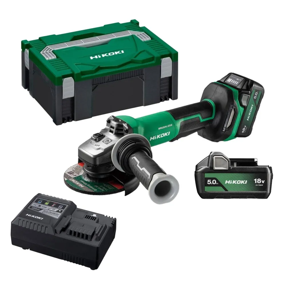 Cordless Angle Grinder, 18 V Brushless, 125 mm Disc