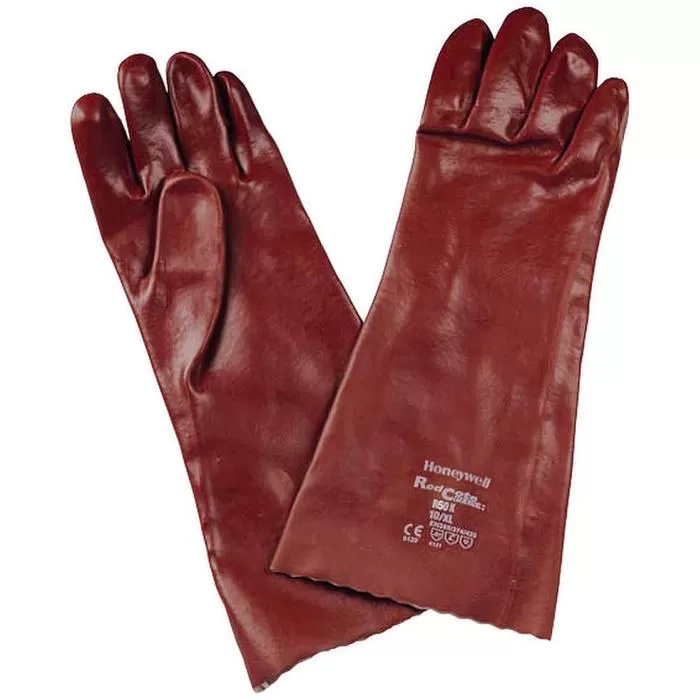 Gloves C&S REDCOTE PLUS , R50X PVC INTLCK S11, 9L
