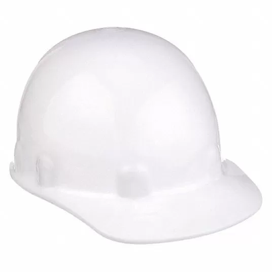 Front Brim, Hard Hat, White, 9NVU0