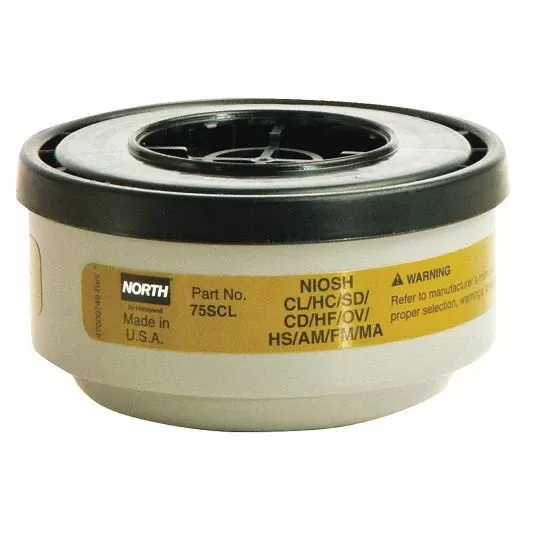 N series cartridge for gases/vapors protection (NIOSH standard)