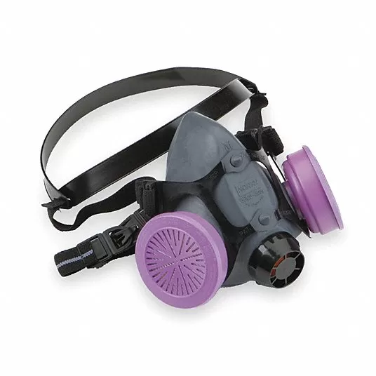 Half Mask Respirator, 5500 Series, S, Cartridges Included No, Facepiece Material Elastomer