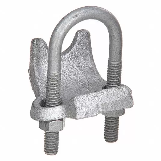 Right Angle Conduit Clamp, Steel, 3/64 in to 1 5/8 in, 3/4 in Trade Size