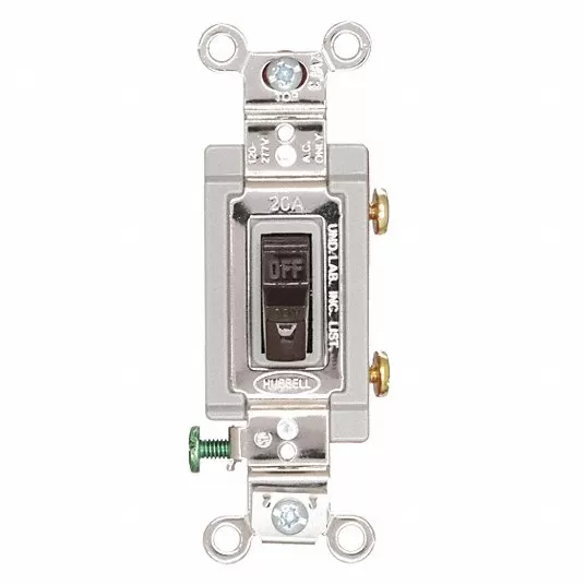Wall Switch, 1-Pole, Maintained, Toggle