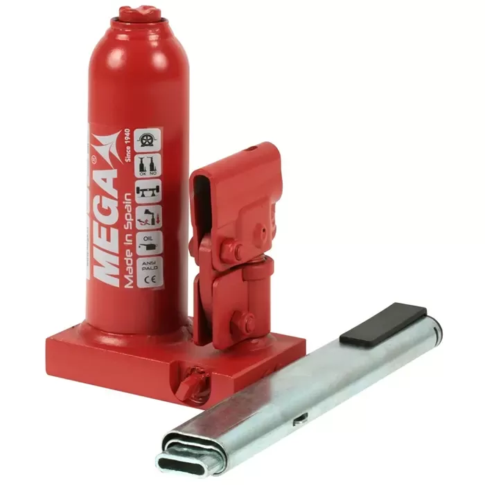 Hydraulic Bottle Jack, 5 T, 4.5 kg, Made in spain