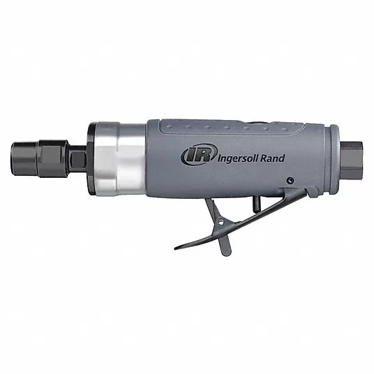 Rear Exhaust Straight Air Die Grinder, 1/4 in Collet, 25,000 RPM Free Speed, 0.33 hp 23Z011