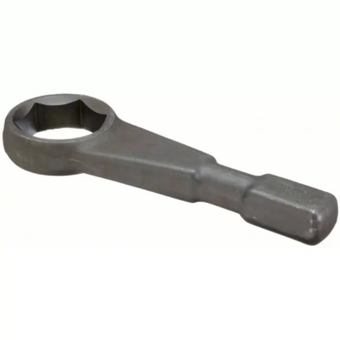 Striking Wrench, Alloy Steel, Black Oxide, 2 3/4 inch Head Size, 13 inch Overall Length, Straight