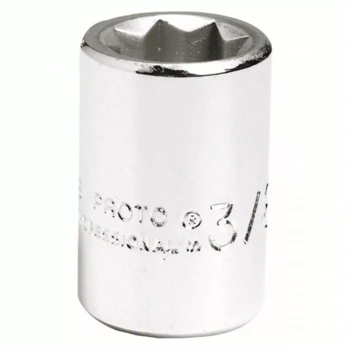 Socket, 1/4 inch Drive Size, 5/16 inch Socket Size, 8-Point, Alloy Steel, Standard, Chrome Finish