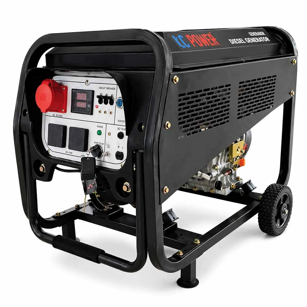 Diesel Generator For Home, 10 KW, Electric Start, Fuel Tank 25L , Digital Panel, RemoteController