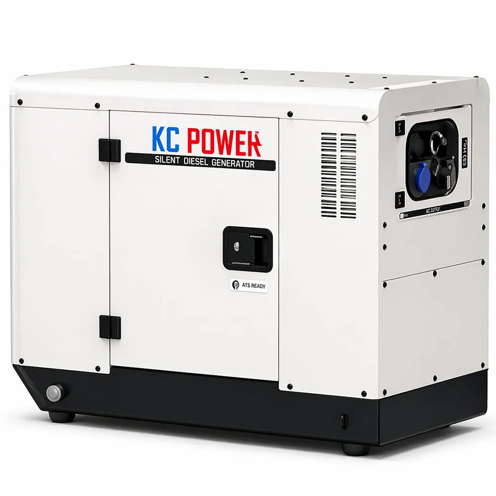 Silent Diesel Generator, 10 kW, Fuel Tank 50 Liter, Electric Start