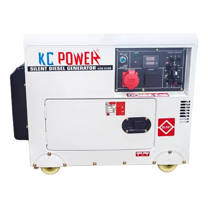 Portable Silent Diesel Generator, Maximum Output 6.87 kVA, Fuel Tank 16 Liter, 144 Kg