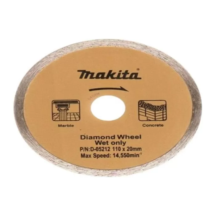 Accessories, Diamond Wheels for Cutters - Continuous Rim 110mm