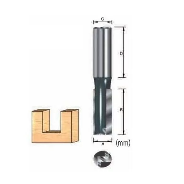 Makita D 13437 Accessories Router Bits Straight Bit 12mm