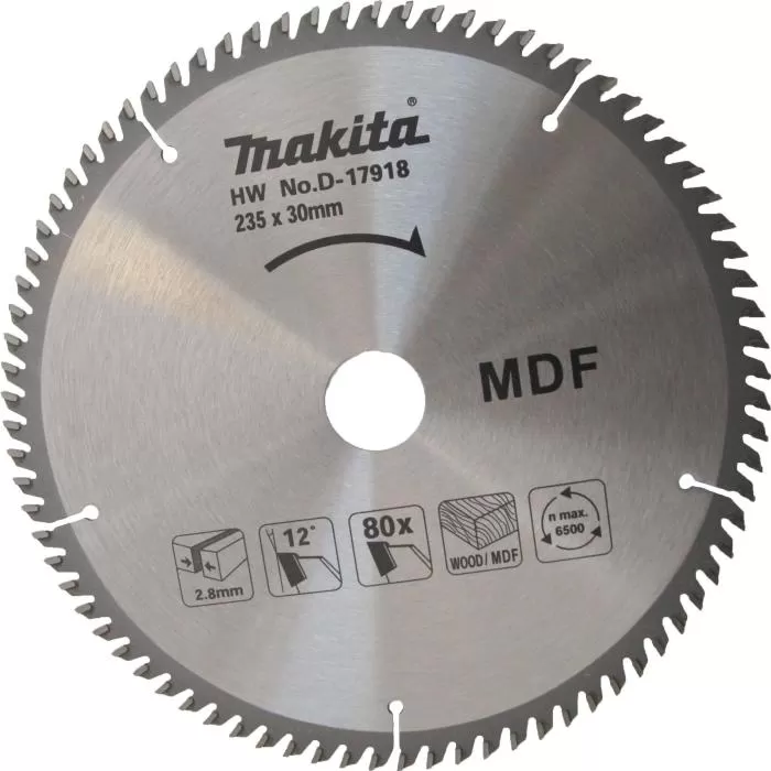 Accessories, Specialized for Cutting (MDF) Medium Density Fiber board 235mm