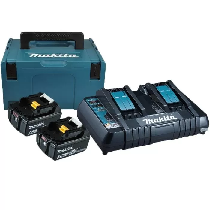 Battery And Charger Set, One Charger & Two Li-ion batteries 18V 5.0AH