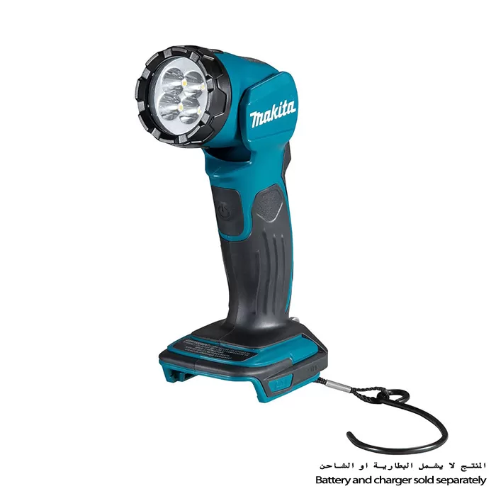 Cordless Flashlight, Led, 18V, Luminous Flux 160 LM, 0.26kg