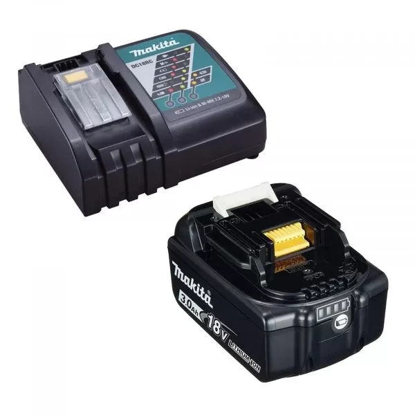 Battery and Charger Set, One Fast Charger & One Li-ion battery 18V 3.0Ah 