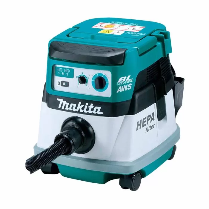 Cordless Brushless Backpack Vacuum Cleaner ,36V , Dry Only ,Suction 9.8 - 4.4 kPa, 8L , 8.4kg