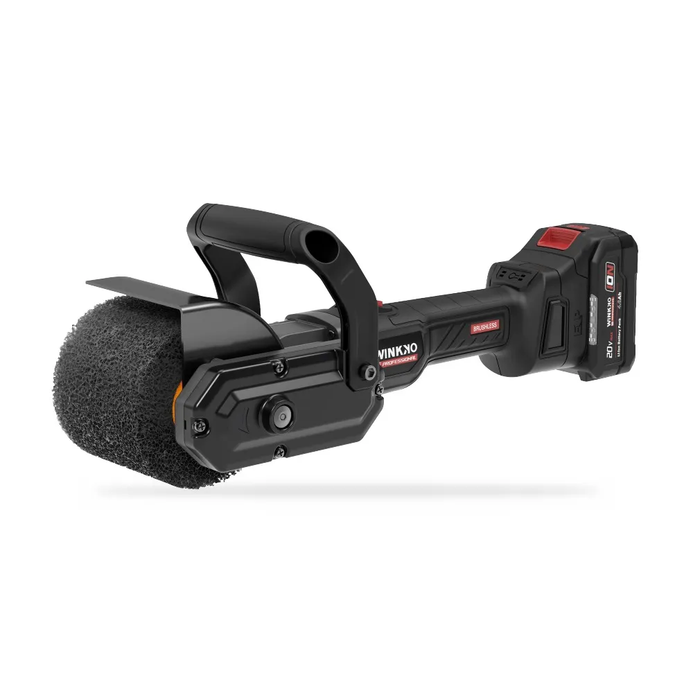 Cordless Brushless Surface Sanding Machine, 20V, 3300 rpm, 100 mm