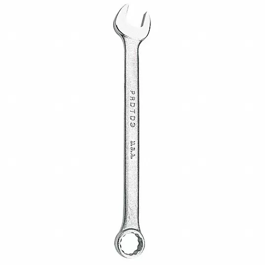 Combination Wrench, Alloy Steel, Satin, 23 mm Head Size, 13 in Overall Length