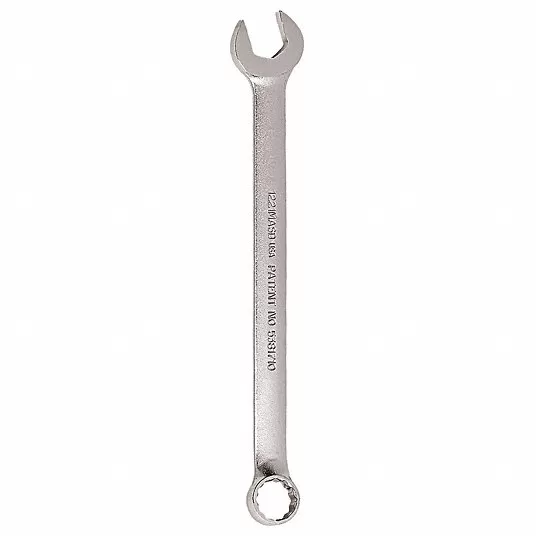 Combination Wrench, Alloy Steel, Satin, 1 in Head Size, 14 in Overall Length