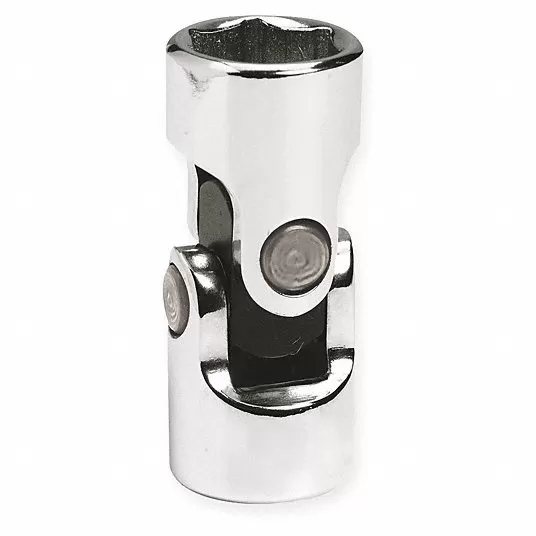 Flex Socket, 3/8 inch Drive Size, Alloy Steel, Chrome Finish