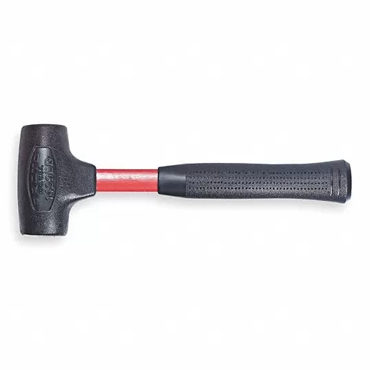Dead Blow Hammer, 16 oz Head Weight 3R509