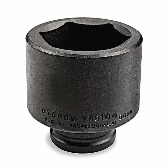 Impact Socket, 24 mm, 6-Point, Drive Size 3/4 in 1ACK0