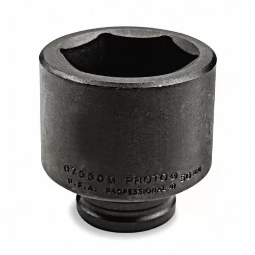 Impact Socket, 50 mm, 6-Point, Drive Size 3/4 in 1ACL4