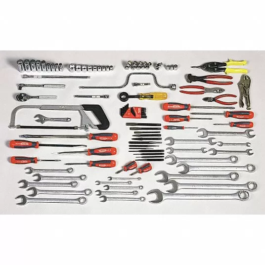 Maintenance Tool Box, Number of Pieces 98, Preventative Maintenance, SAE, Tool Storage Included