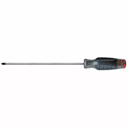 General Purpose Phillips Screwdriver, Tip Size 1, Phillips, Ergonomic, Overall Length 12 1/2 inch