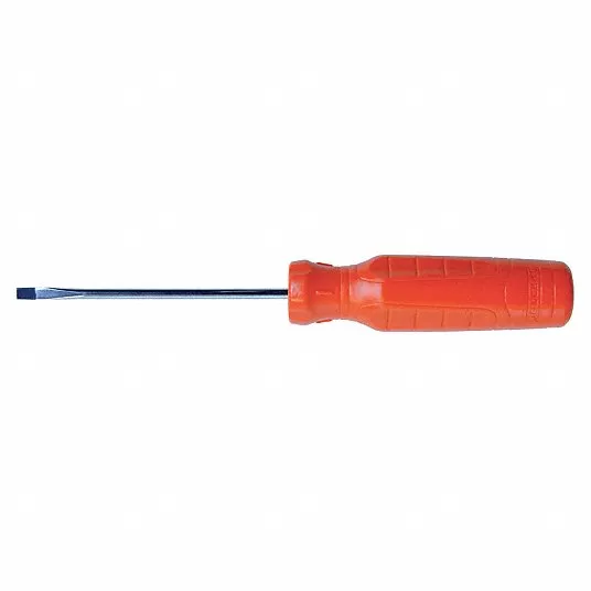 Alloy Steel General Purpose Slotted Screwdriver with 4 in Shank and 1/8 in Slotted