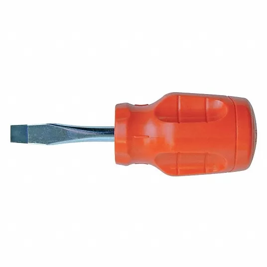 General Purpose Keystone Slotted Screwdriver, Tip Size 1/4 in 13G966