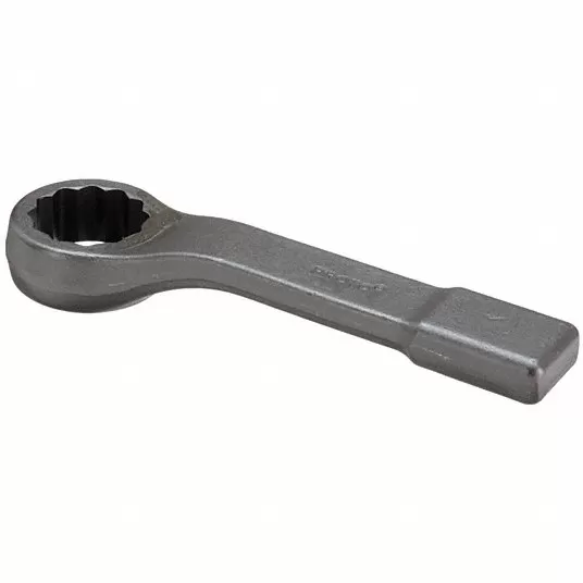 Slugging Wrench, Alloy Steel, Black Oxide, Head Size 32 mm, Overall Length 8 inch, 45 Degree
