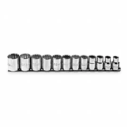 Socket Set, Size 8 mm to 19 mm 1AC92