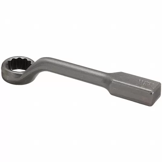 Striking Wrench, Alloy Steel, Black Oxide, Head Size 50 mm, Overall Length 16 inch, 45 Degree