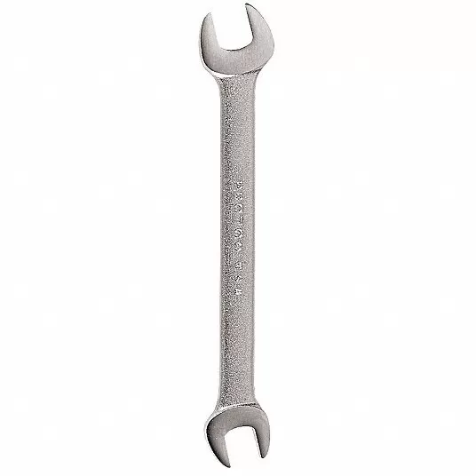 Open End Wrench, Head Size 16mm x 17mm, Overall Length 8 15/64 in 1ANR8