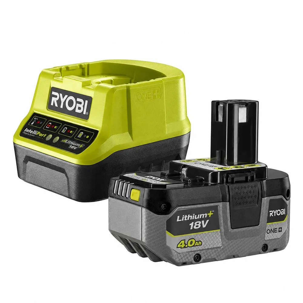 Ryobi, ONE+ 18V 4.0Ah Battery & Fast Charger Kit