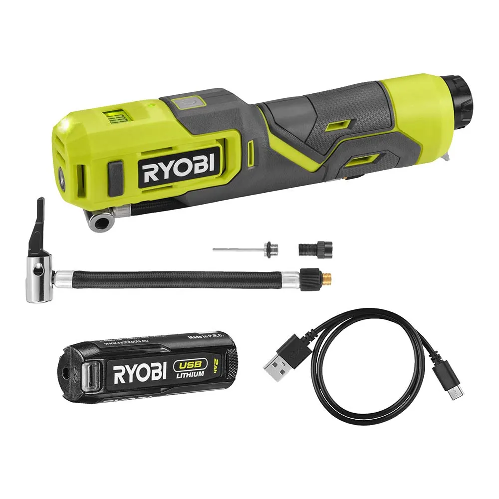 4V Cordless Inflator Kit, 100 PSI Max