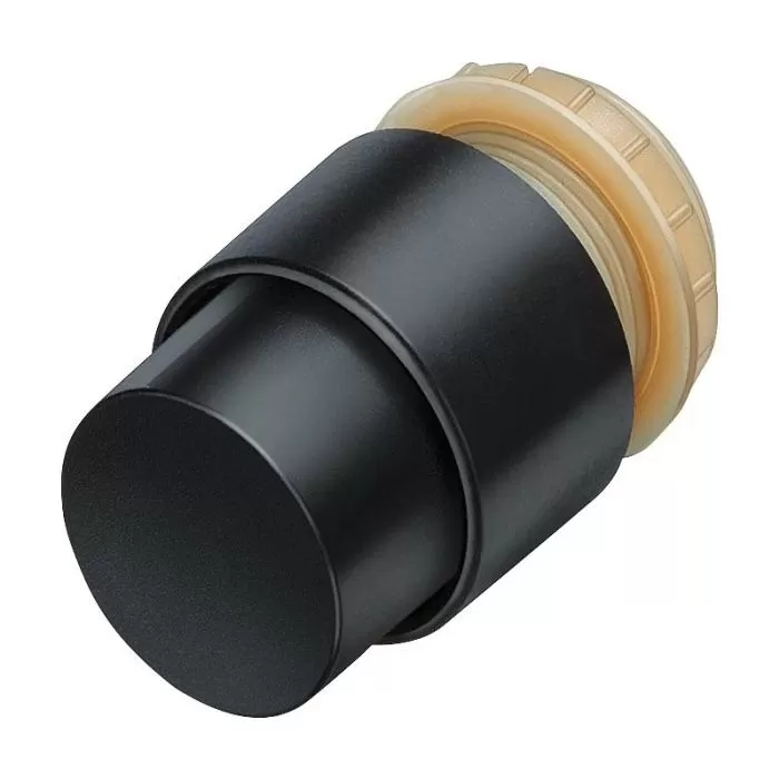 Sirius ACT Push Button Actuator 22 Mm, Black, Raised Type, 12mm Stroke