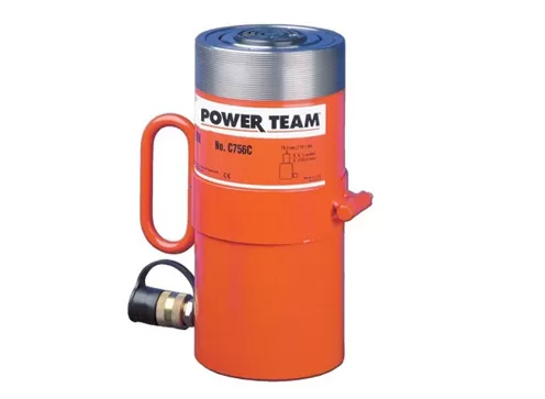Hydraulic Cylinder, Steel, Stroke 6.250 Inch, Capacity 25 ton