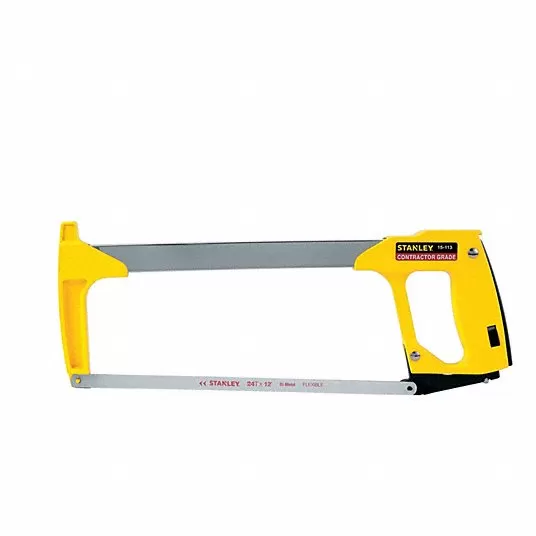 High Tension Hacksaw, 15 inch Overall Length, Blade Length 12 inch, Bi-Metal, Metal Cut