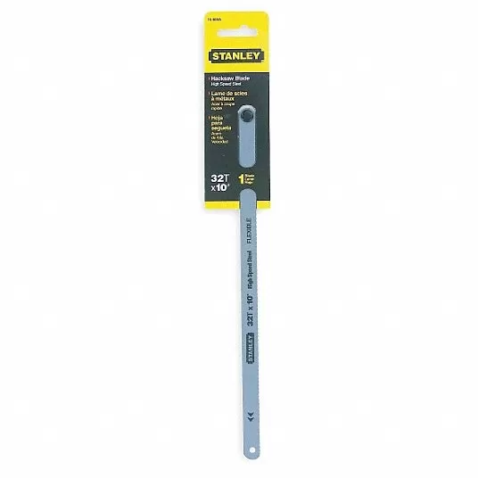 High Speed Steel Hacksaw Blade for Metal, 24 TPI, 12 in Blade Length, Metal Cut