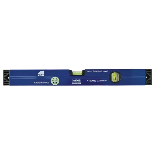 HEAVY DUTY ALUMINIUM SPIRIT LEVEL MAGNETIC, 60 CM, 24", blue