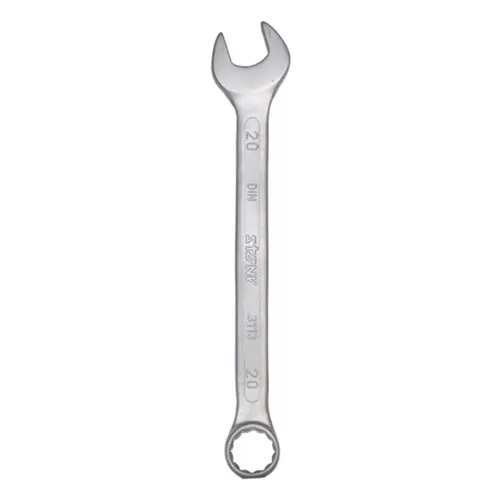 COMBINATION SPANNER SATIN FINISH, 20 mm