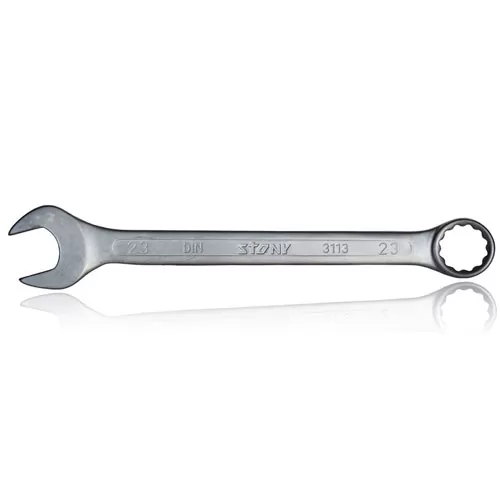COMBINATION SPANNER SATIN FINISH, 23 mm