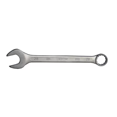 COMBINATION SPANNER SATIN FINISH, 28 mm