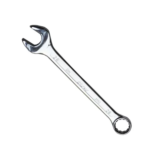 COMBINATION SPANNER MIRROR FINISH, 28 mm