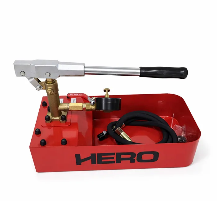 Manual Water Pressure Test Pump, 60 Bar, Tank 10L, 8.5 Kg