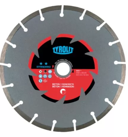 DIAMOND BLADE FOR CONCRETE 230X2,6X22,23mm