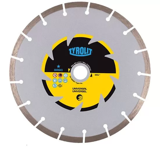 DIAMOND DISC DRY CUTTING SEG.TYP, 125X2X22,23mm